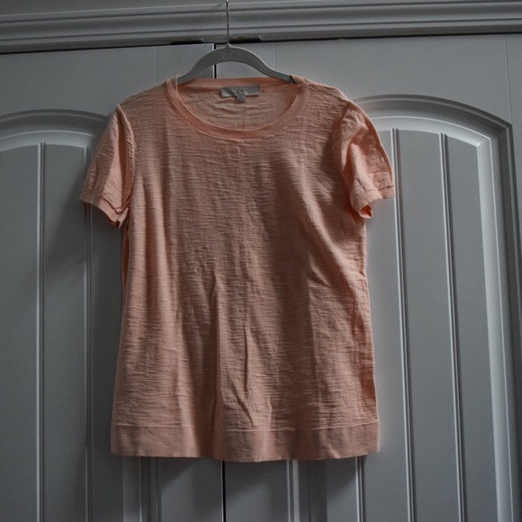 Loft Peach Short Sleeve Sweater - Size M - Picture 1 of 6